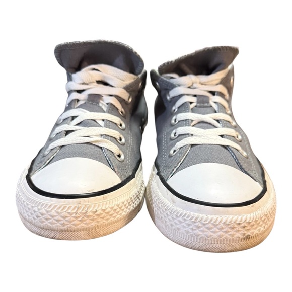Converse Chuck Taylor Double Tongue Low Top Grey & Aqua Stripe Women’s Size 10 - Picture 4 of 9